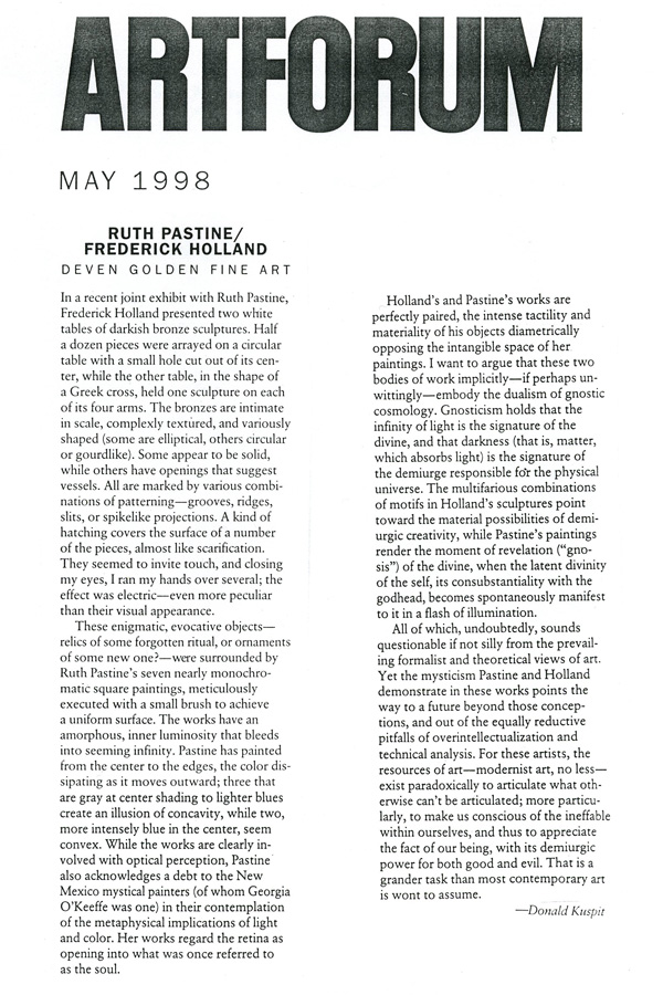 Artforum Review